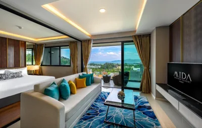 Grande suite met 3 slaapkamers, zeezicht en bubbelbad — Mida Grande Resort Phuket Official Account